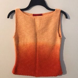Summer sweater tank top